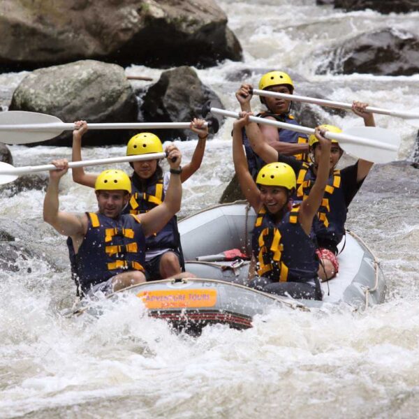 White water rafting adventure on the Ayung River in Ubud, Bali